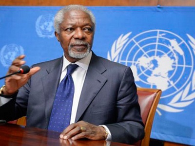 В Сирии Аннан призывает к созданию временного правительства